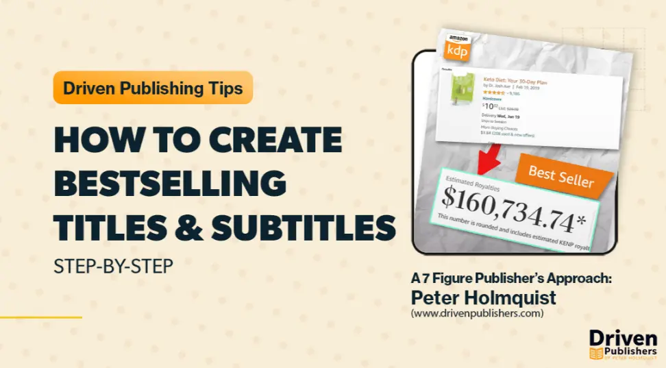 Creating a High CTR Title and Subtitle for Your Book